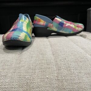 Rocky 4Eur Sole Leather Printed Colorful Convertible Clogs EUR 41/US 10 10.5